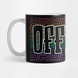 LGBTQ PATTERN USA OFFICER Mug